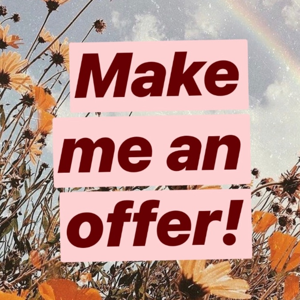 Make me an offer on any item :)